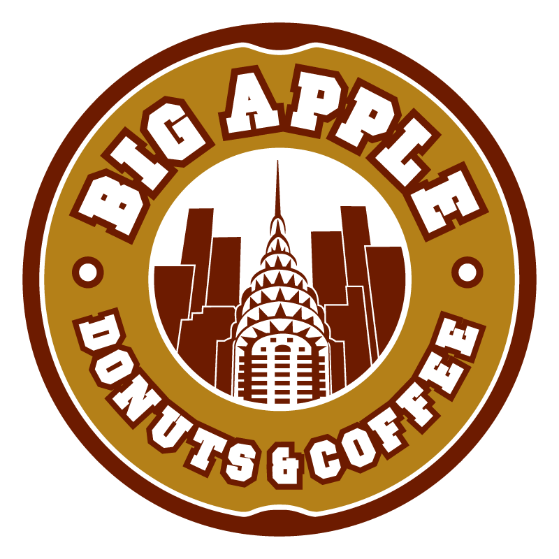 Big Apple Donuts Logo PNG Vector