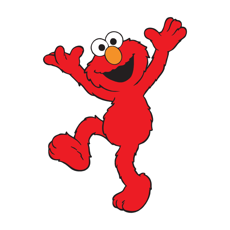 Elmo Sesame Street Logo PNG Vector