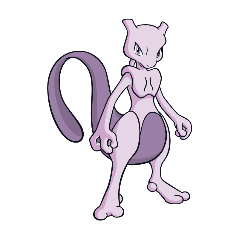 Mewtwo Logo PNG Vector